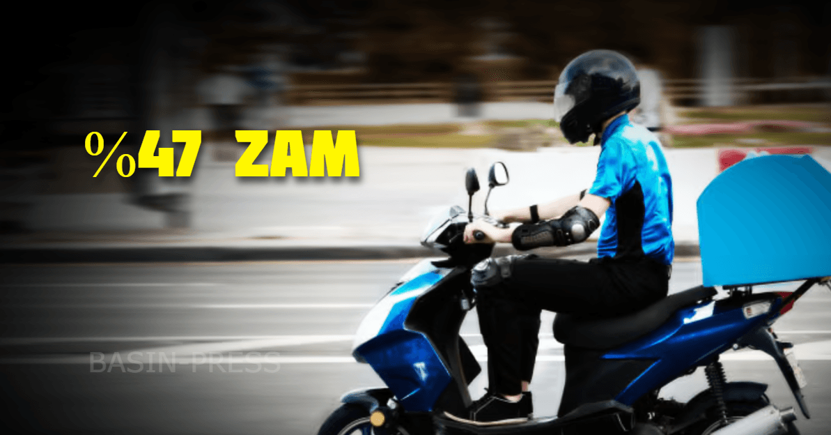 MOTOKURYELERE %47 ZAM: AYLIK KAZANÇ 118 BİN TL’YE DAYANDI!