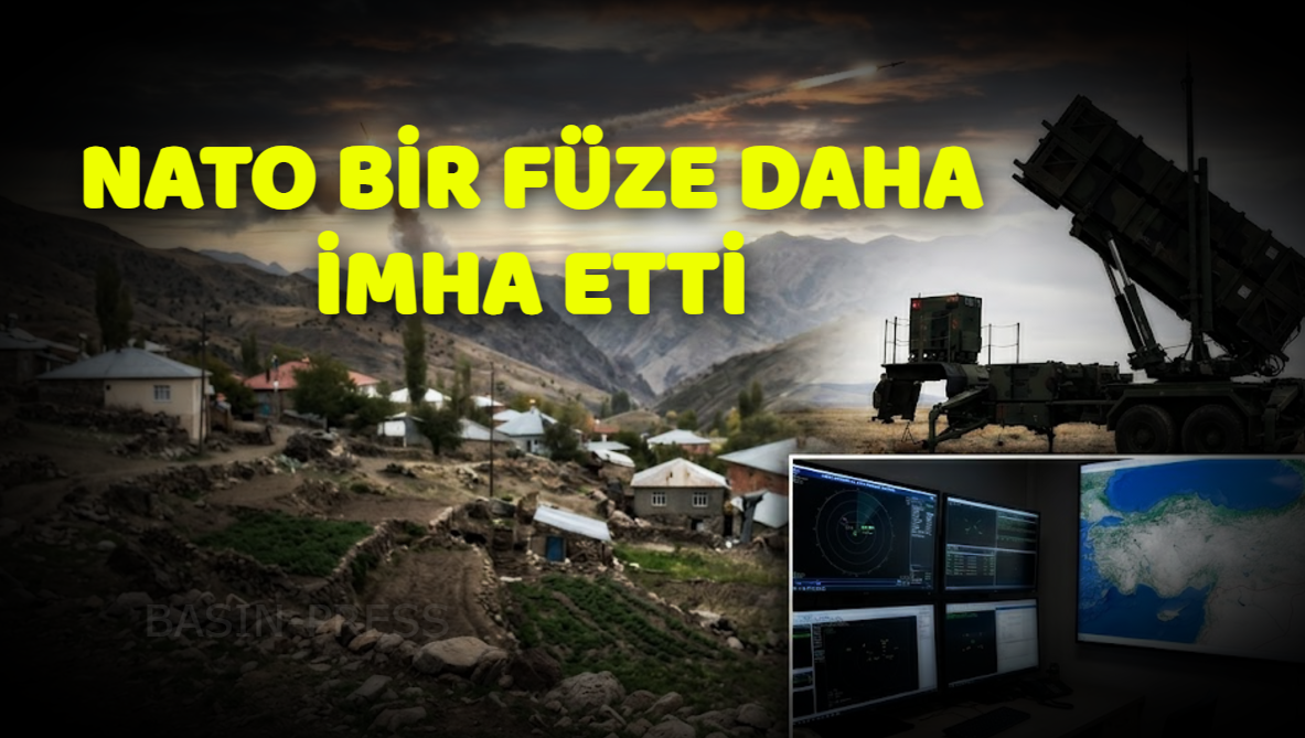 NATO’nun Türk Hava Sahasına Gelen Bir Füzeyi Daha Etkisiz Hale Getirdi