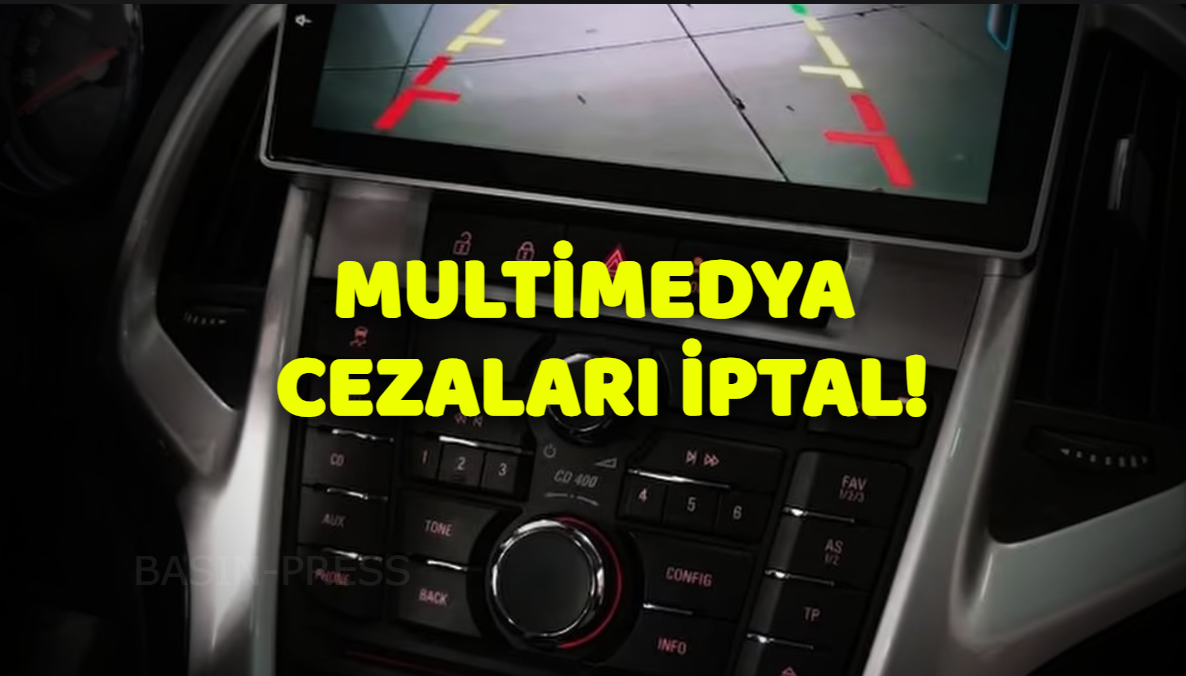 CEZALAR İPTAL – Araçlarda Multimedya Ekranı Cezaları Durduruldu!