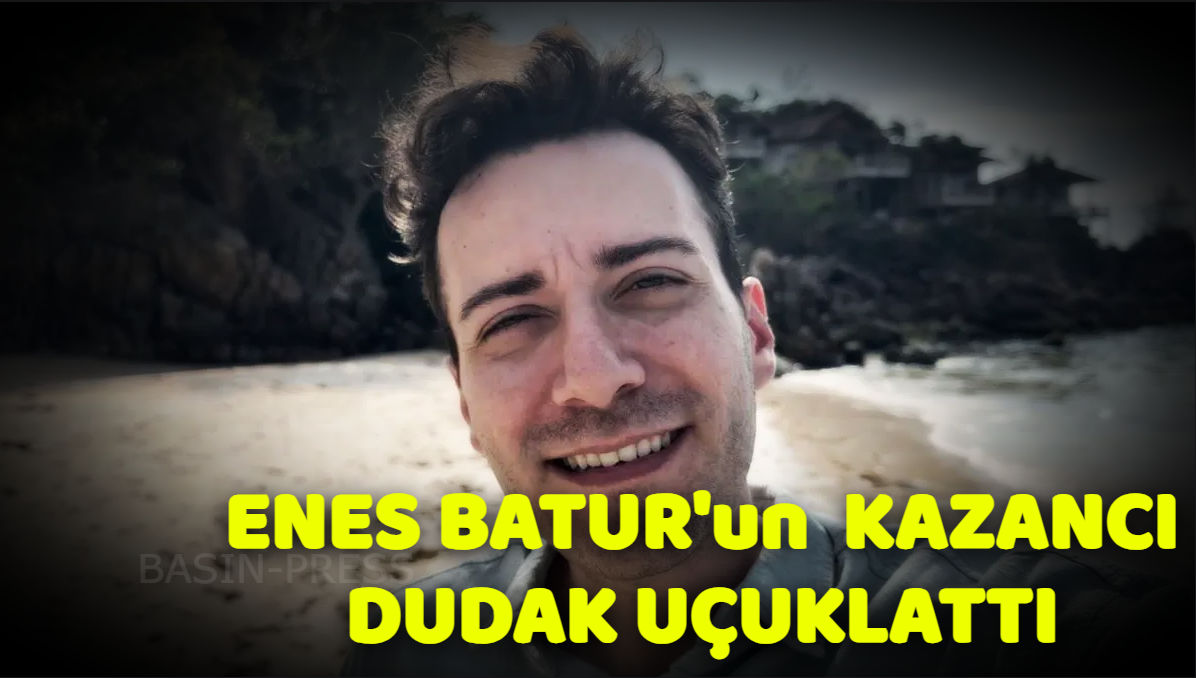 YouTube’a Dönen Enes Batur’un 1 Günde 6 Milyon TL Kazandığı Konuşuluyor